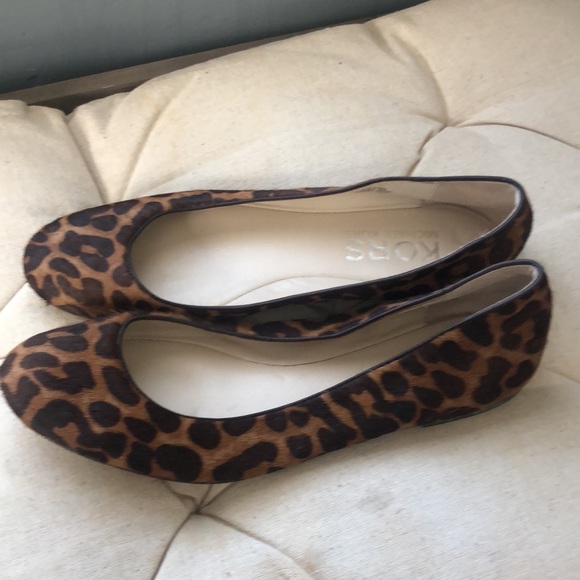 Michael Michael Kors Ponyhair Animal Print Ballet Flats - Picture 3 of 4